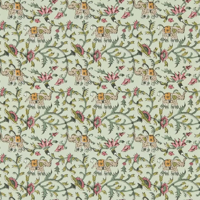 Hathi Wallpaper - Sage swatch