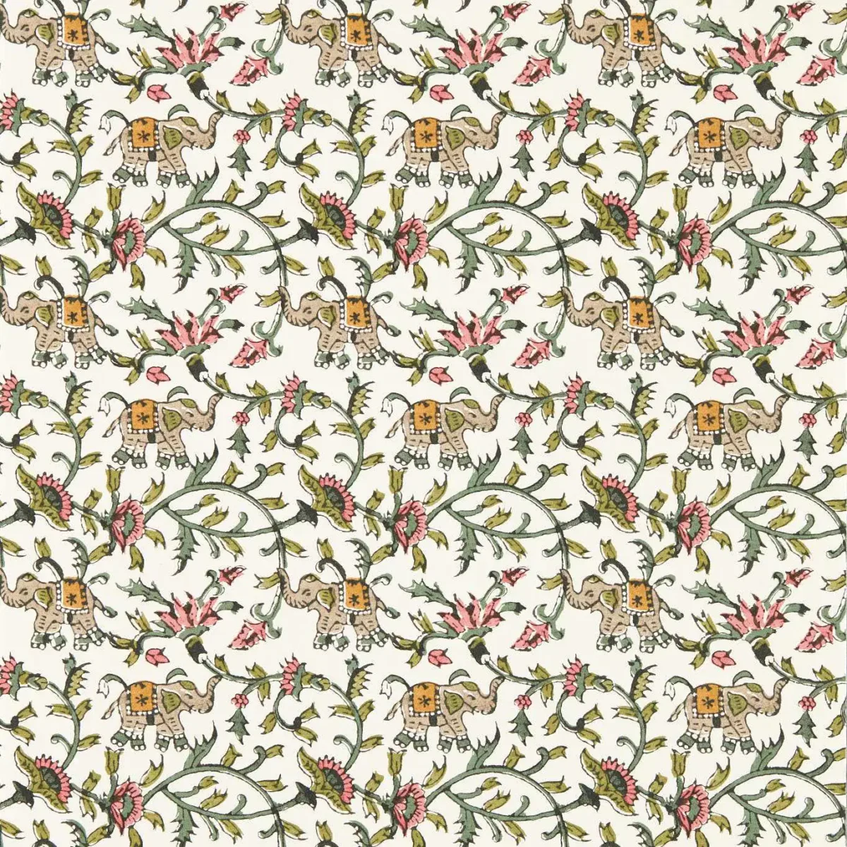 green botanical wallpaper from clarke & clarke