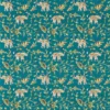 blue botanical wallpaper from clarke & clarke