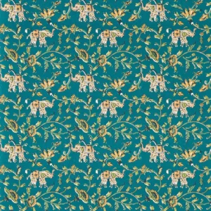 blue botanical wallpaper from clarke & clarke