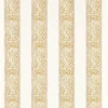 yellow striped wallpaper from clarke & clarke