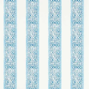 blue striped wallpaper from clarke & clarke