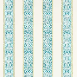 blue striped wallpaper from clarke & clarke