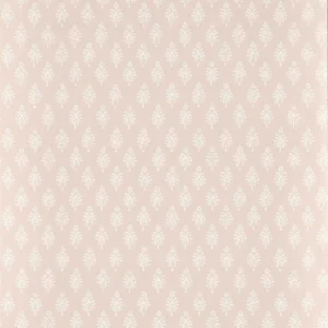 pink botanical wallpaper from clarke & clarke