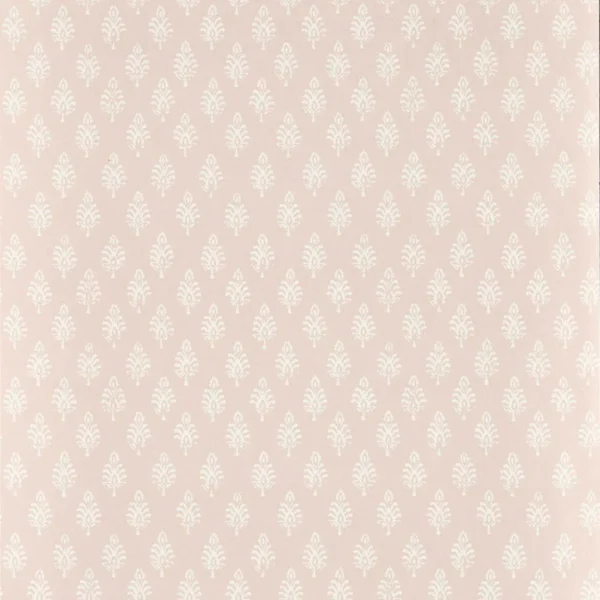 Nandana Wallpaper - Blush by pink botanical wallpaper from clarke & clarke