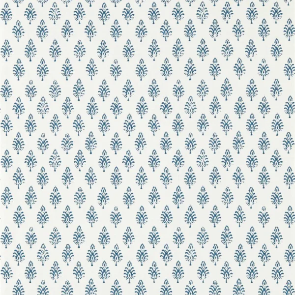 Nandana Wallpaper - Ink by blue botanical wallpaper from clarke & clarke