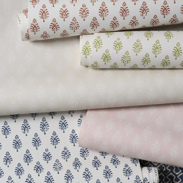 Nandana Wallpaper - Natural by red botanical wallpaper and with