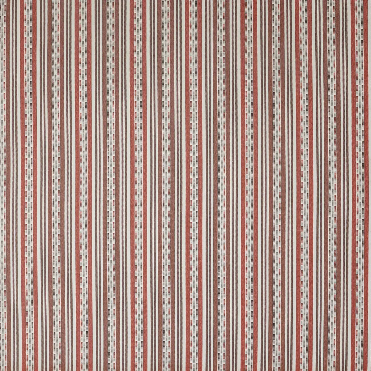 Abara Fabric - Cinnabar by red striped woven fabric from Prestigious Textiles