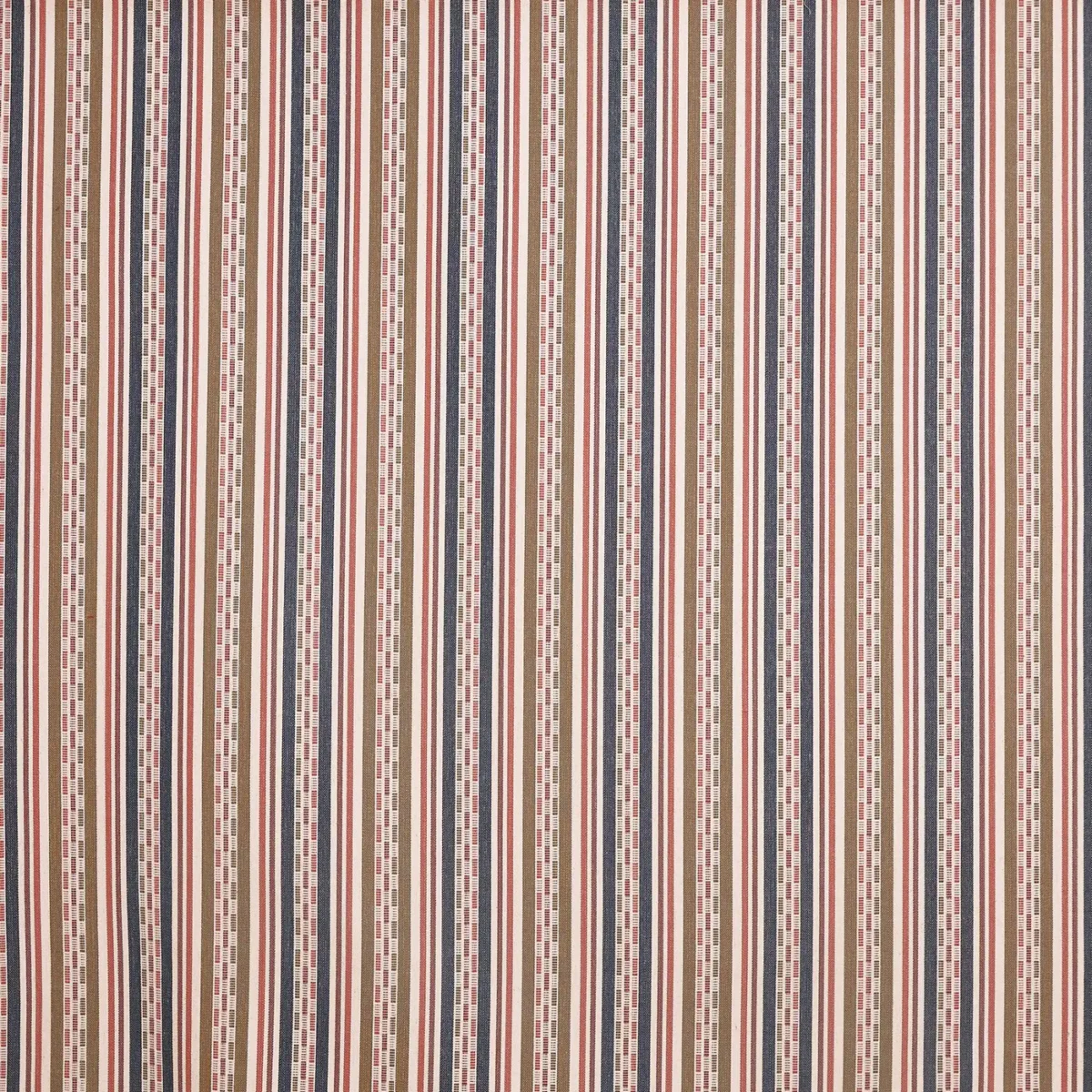 Abara Fabric - Indigo by blue striped woven fabric from Prestigious Textiles