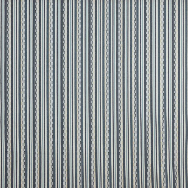 blue striped woven fabric from Prestigious Textiles