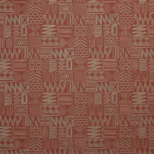 red misc embroideried fabric from Prestigious Textiles