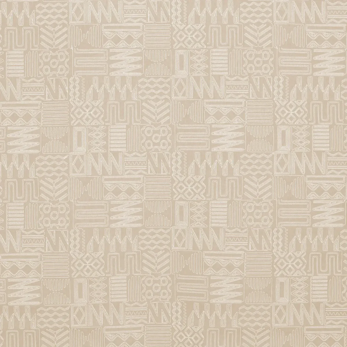 Imara Fabric - Rattan by neutral misc embroideried fabric from Prestigious Textiles