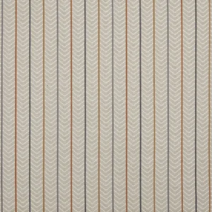 black-grey striped embroideried fabric from Prestigious Textiles