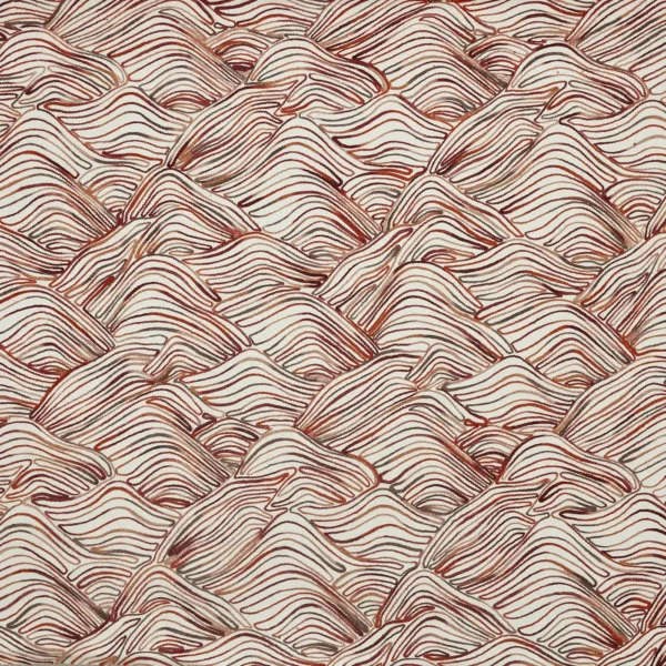Liyana Fabric - Cinnabar by brown misc embroideried fabric from Prestigious Textiles