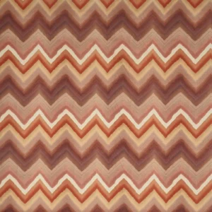 orange geometric printed fabric from Prestigious Textiles