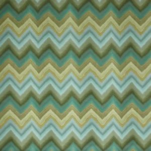 green geometric printed fabric from Prestigious Textiles