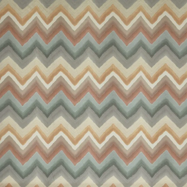 Zendaya Fabric - Rattan by brown geometric printed fabric from Prestigious Textiles