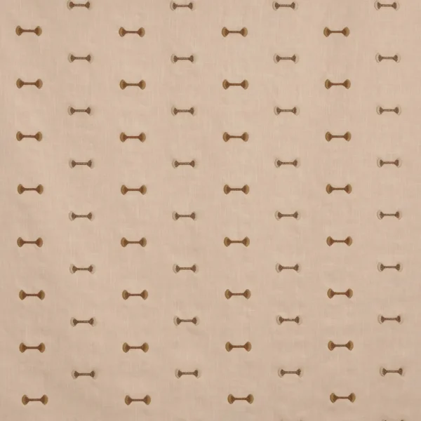 Bowe Fabric - Butterscotch by pink misc embroideried fabric from Prestigious Textiles