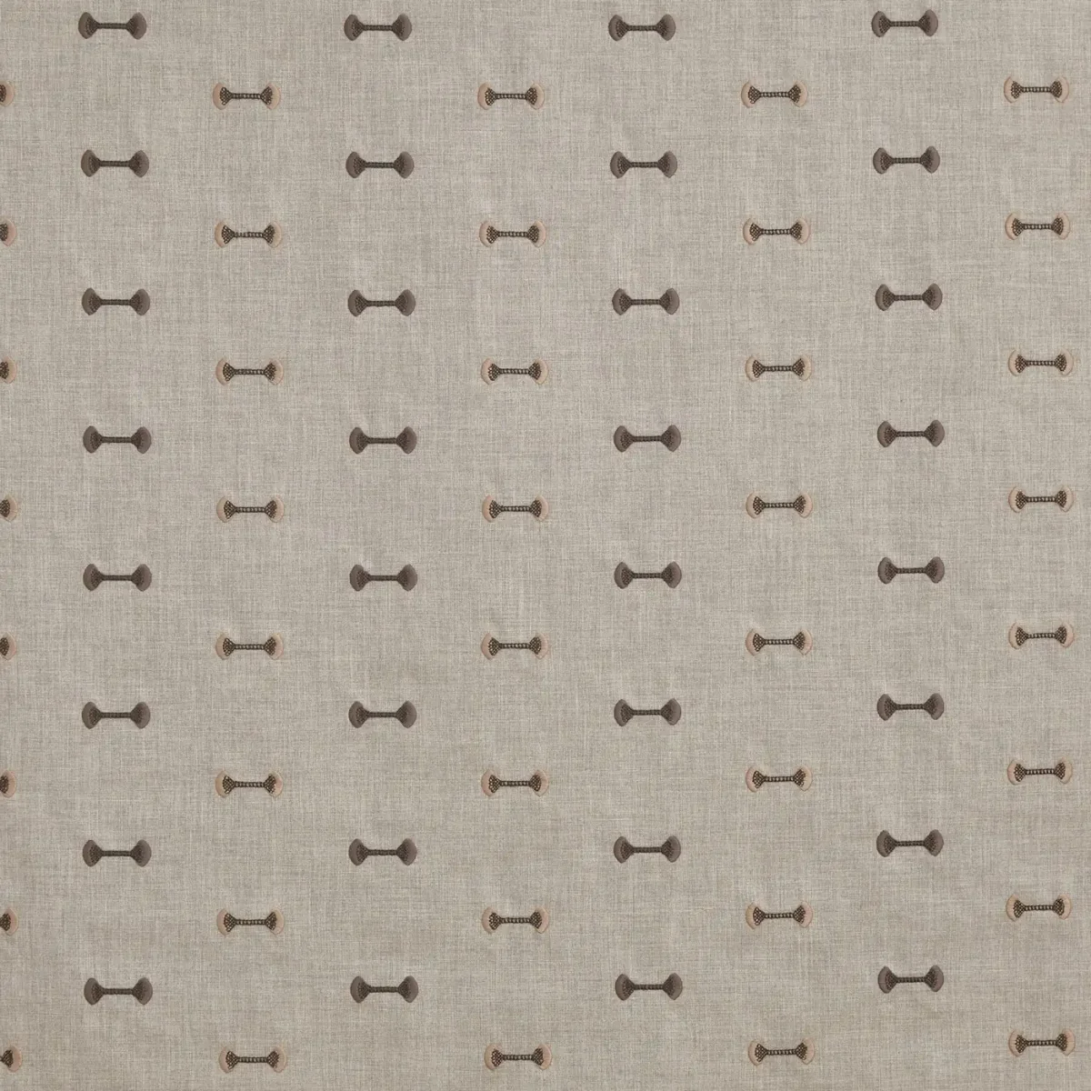 black-grey misc embroideried fabric from Prestigious Textiles