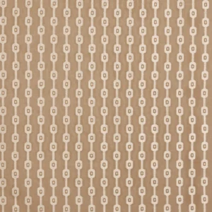 brown striped embroideried fabric from Prestigious Textiles