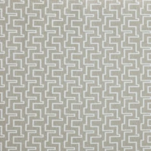 black-grey geometric jacquard fabric from Prestigious Textiles