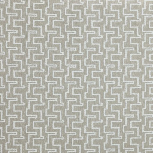 black-grey geometric jacquard fabric from Prestigious Textiles