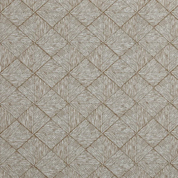 Kaden Fabric - Butterscotch by black-grey geometric woven fabric from Prestigious Textiles
