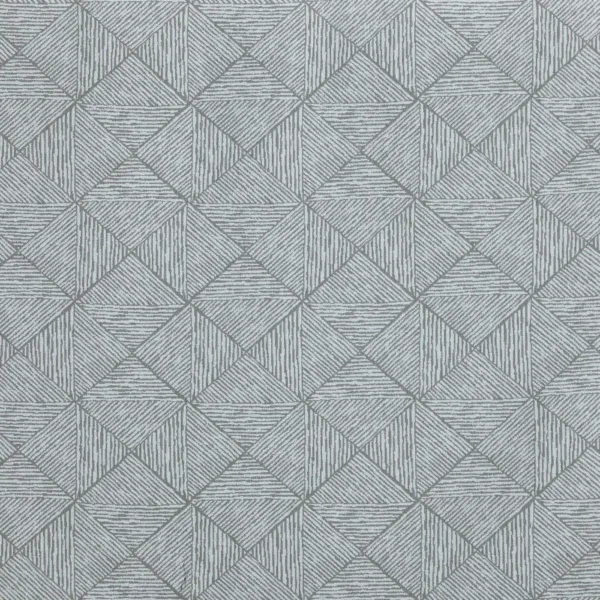 Kaden Fabric - Mist by blue geometric woven fabric from Prestigious Textiles