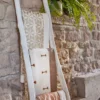 neutral geometric fabrics with wall