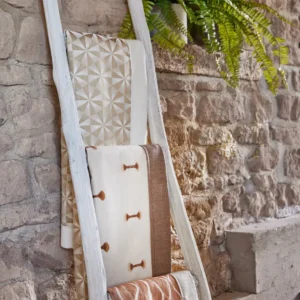 neutral geometric fabrics with wall