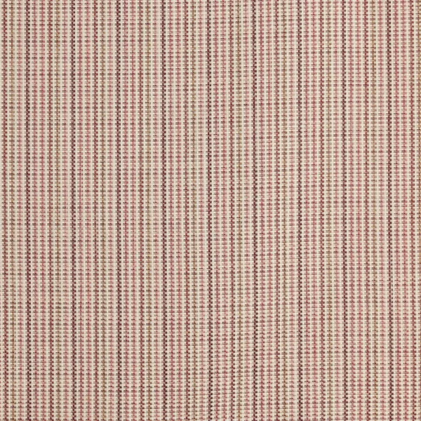 Alwin Fabric - Pumpkin by red striped woven fabric from Prestigious Textiles