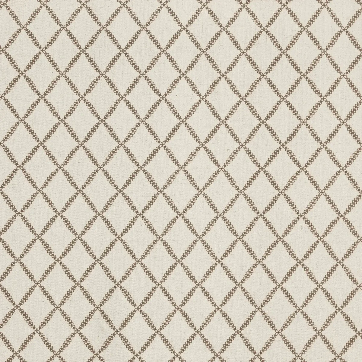 Cecil Fabric - Bear by neutral geometric embroideried fabric from Prestigious Textiles