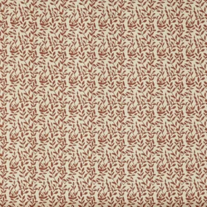 red botanical printed fabric from Prestigious Textiles
