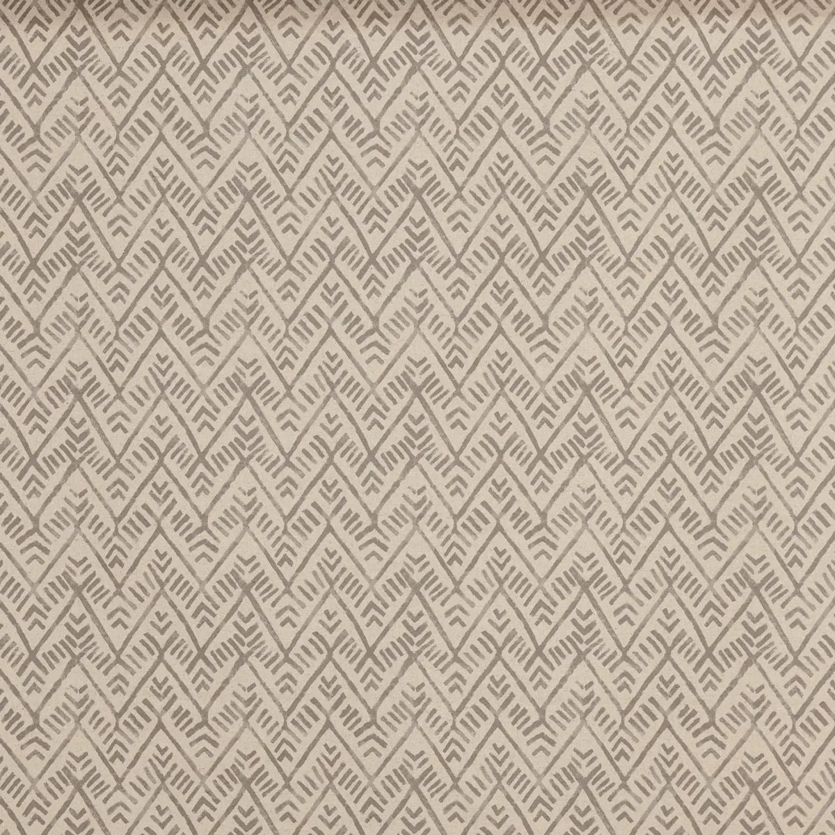 Eric Fabric - Moon by brown geometric printed fabric from Prestigious Textiles