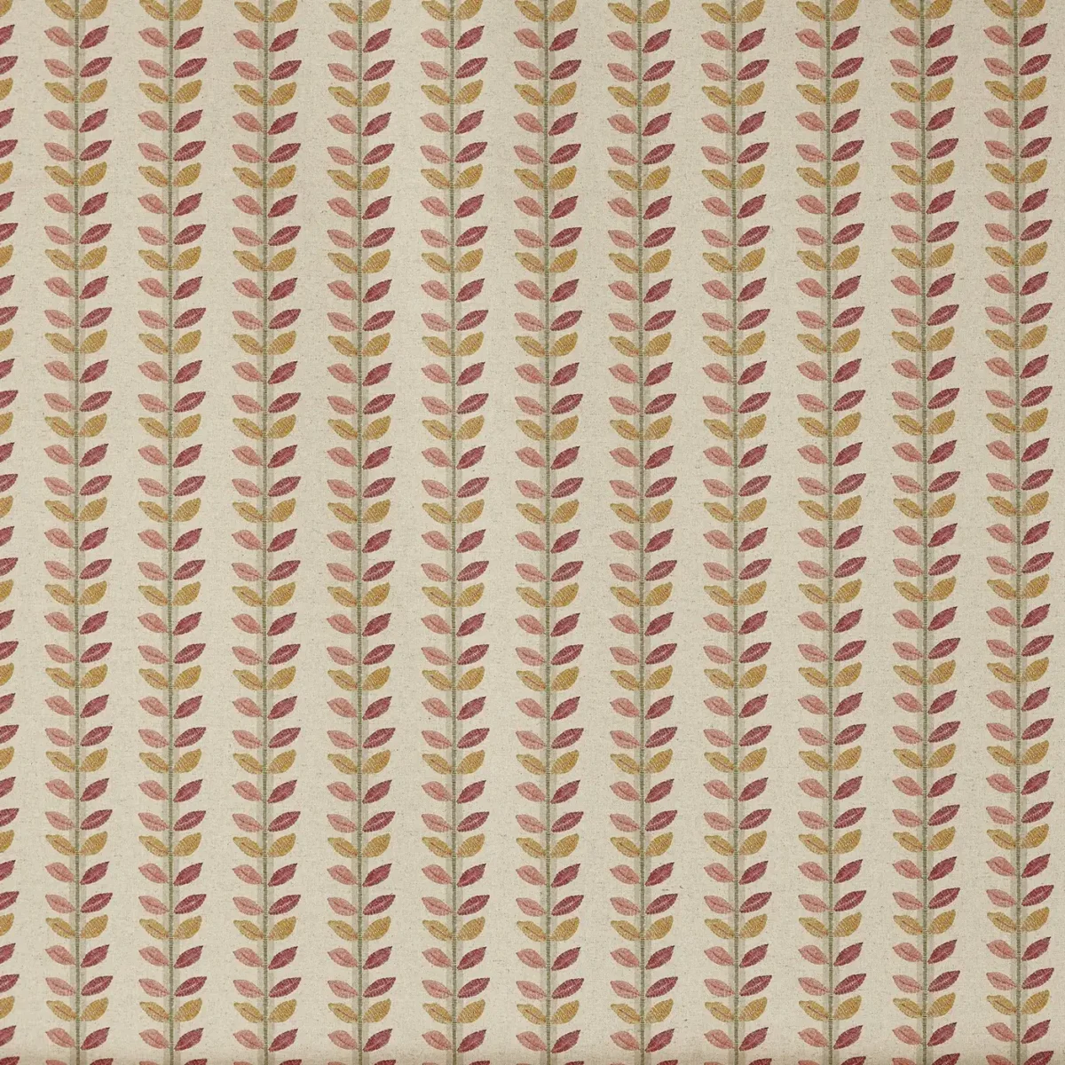 Lili Fabric - Raspberry by purple striped printed fabric from Prestigious Textiles