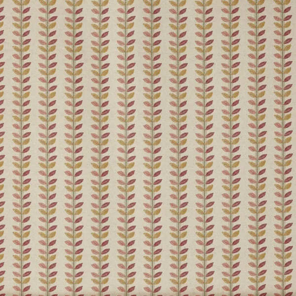 Lili Fabric - Raspberry by purple striped printed fabric from Prestigious Textiles