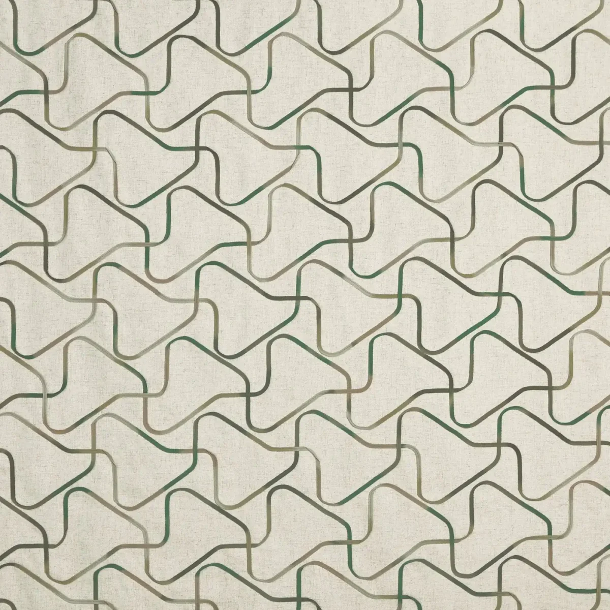 green misc embroideried fabric from Prestigious Textiles
