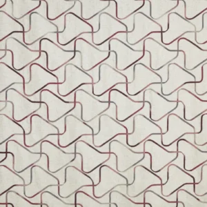 red misc embroideried fabric from Prestigious Textiles