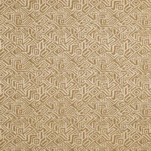 yellow geometric jacquard fabric from Prestigious Textiles