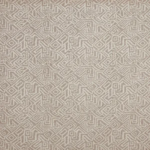 neutral geometric jacquard fabric from Prestigious Textiles