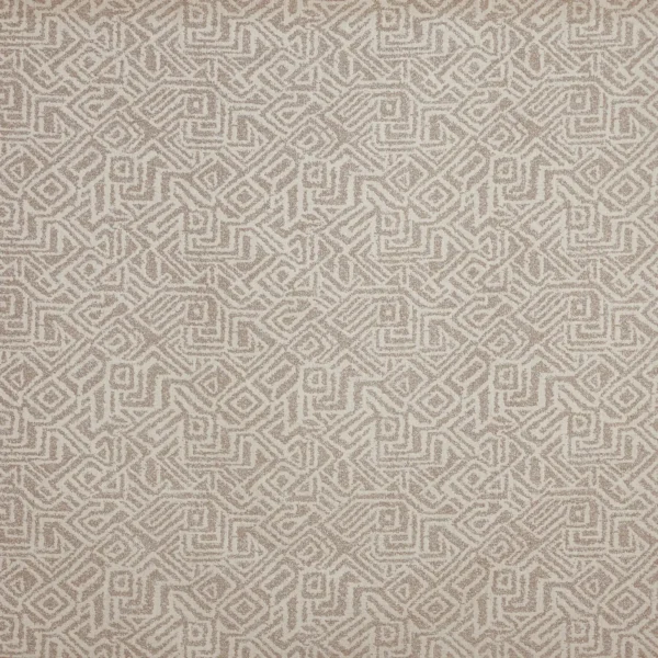 Morton Fabric - Putty by neutral geometric jacquard fabric from Prestigious Textiles