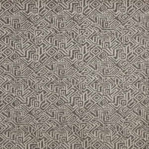 black-grey geometric jacquard fabric from Prestigious Textiles