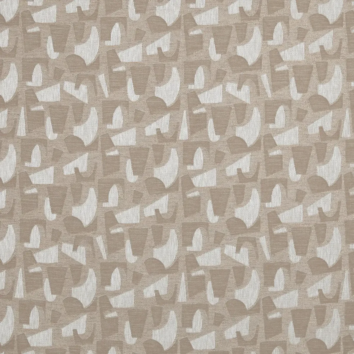 Jennings Fabric - Putty by black-grey contemporary jacquard fabric from Prestigious Textiles