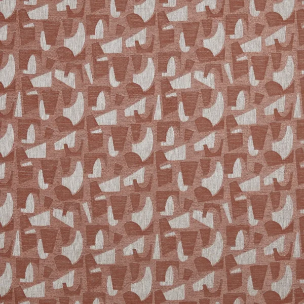 red contemporary jacquard fabric from Prestigious Textiles