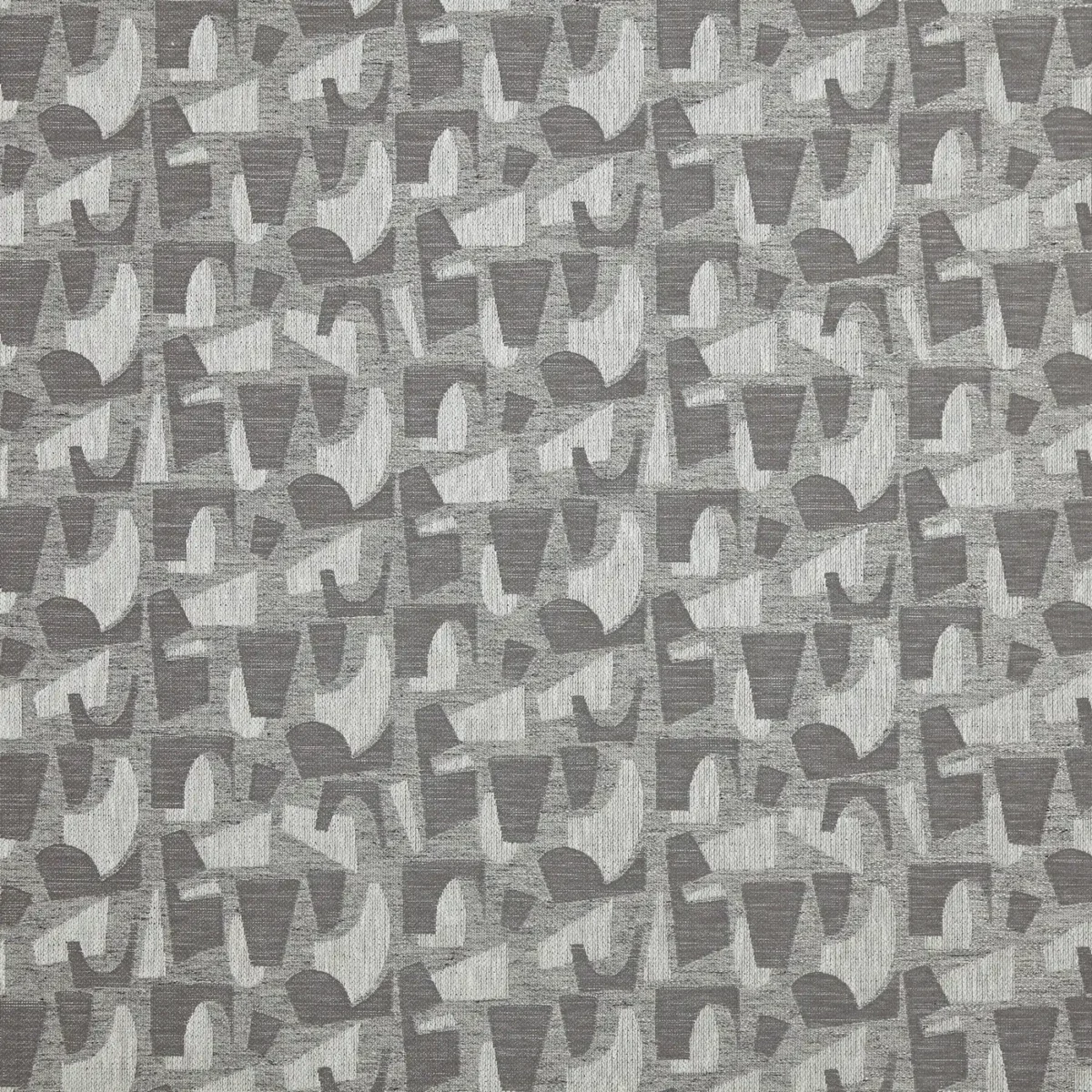 Jennings Fabric - Graphite by black-grey contemporary jacquard fabric from Prestigious Textiles