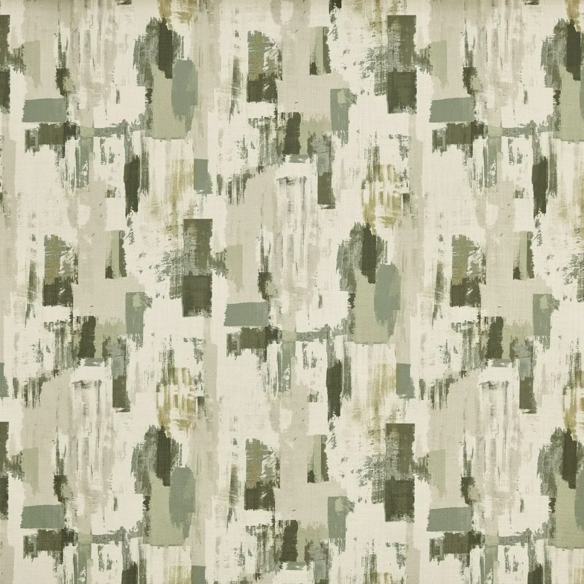 Bamford Fabric - Fennel by green contemporary printed fabric from Prestigious Textiles