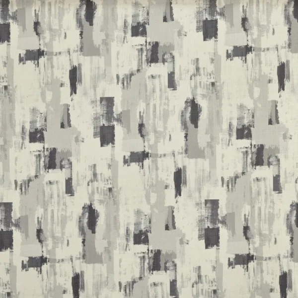 Bamford Fabric - Graphite by purple contemporary printed fabric from Prestigious Textiles