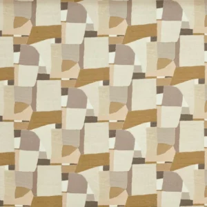 yellow contemporary printed fabric from Prestigious Textiles