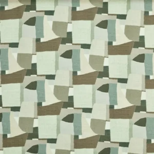 green contemporary printed fabric from Prestigious Textiles