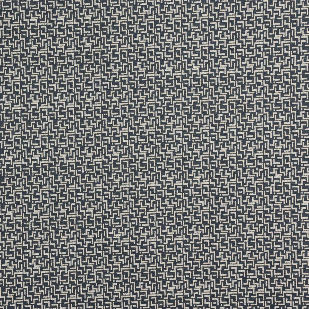 black-grey geometric woven fabric from Prestigious Textiles